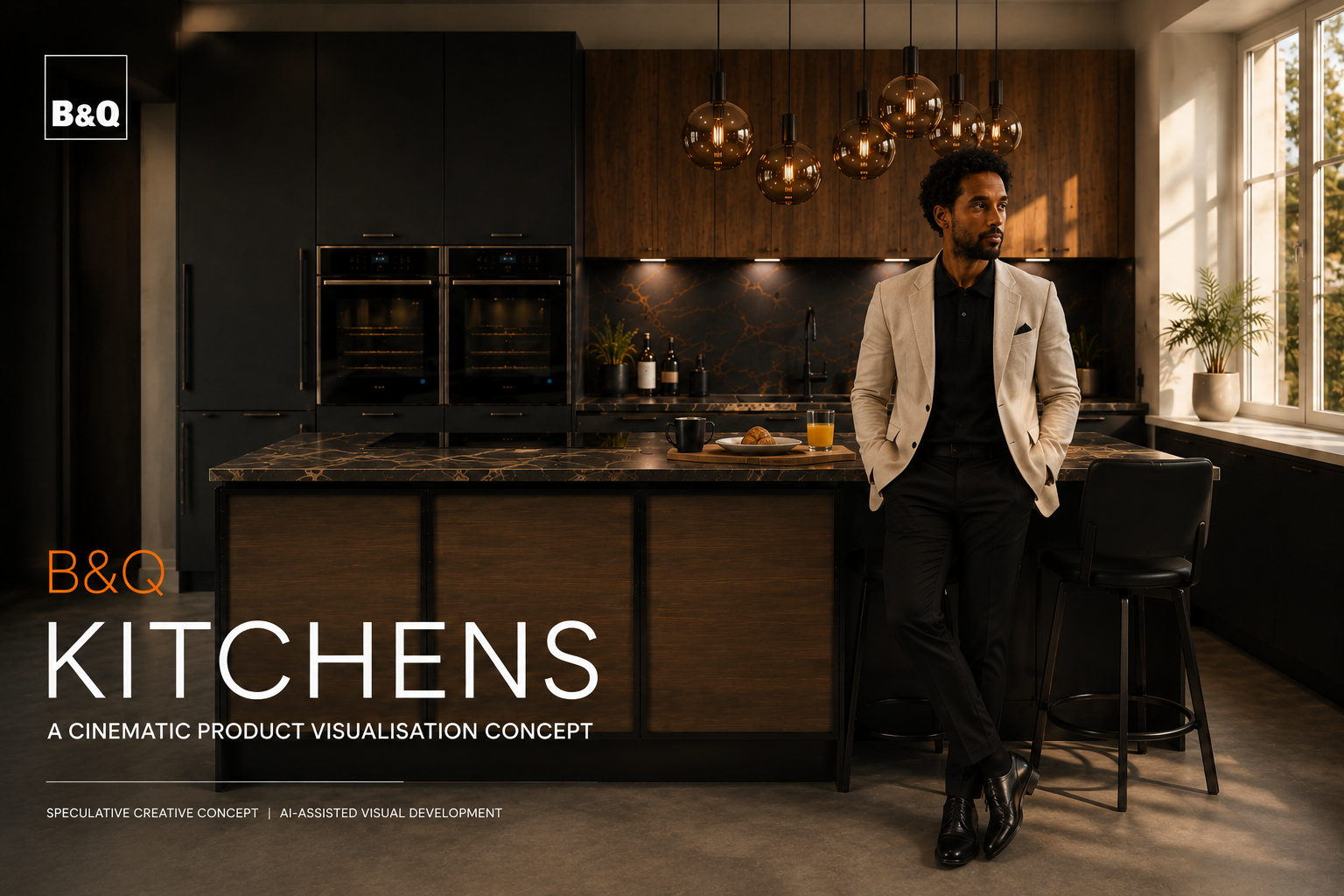 AI-assisted kitchen visualisation concept